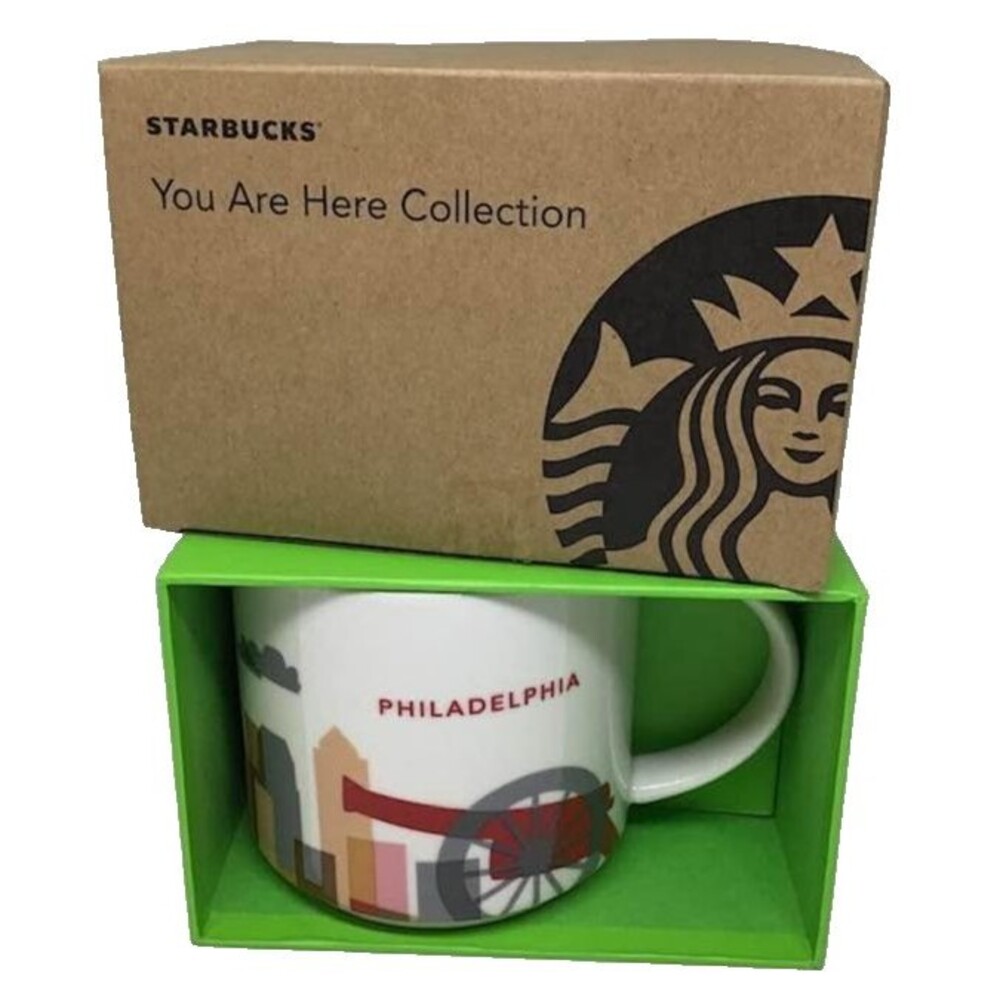 Starbucks You Are Here Philadelphia 2013 PA Coffee Mug Collectible NIB Series